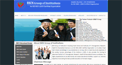 Desktop Screenshot of bknedugroup.com