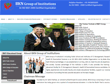 Tablet Screenshot of bknedugroup.com